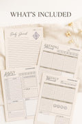 Beige Digital Daily and Weekly Planner Templates