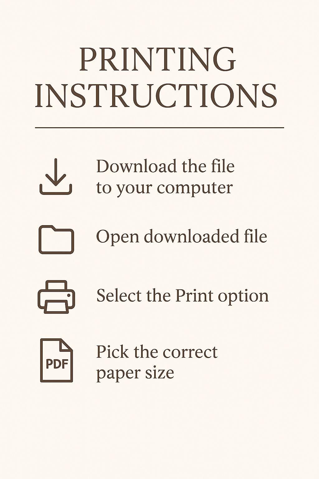 2026 Printable Calendar PDF • Minimalist Wall Calendar • Neutral Sage Charcoal • Letter A4 A3 24x36