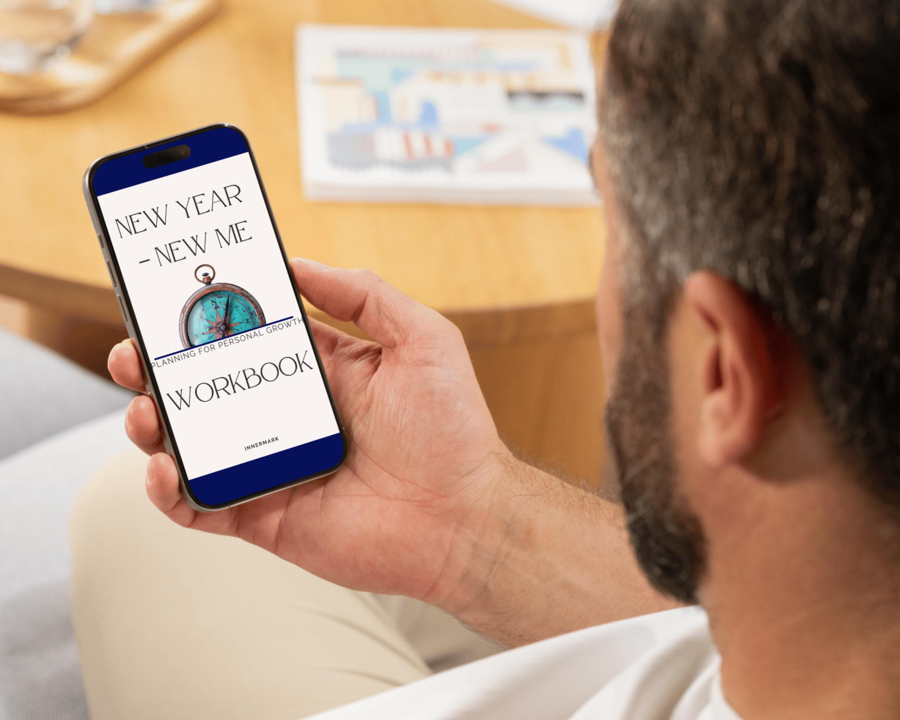 New Year Goal Setting Journal | Self Reflection Workbook (Digital Download)