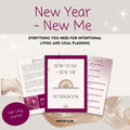 Goal Setting Journal | Letter Size, A4 | Guided Planner for Self Discovery & Mindful Living